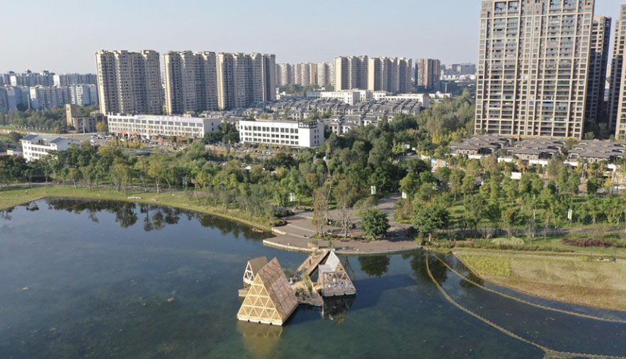 NLÉ Architects releases its fourth prototype of Makoko Floating School in China