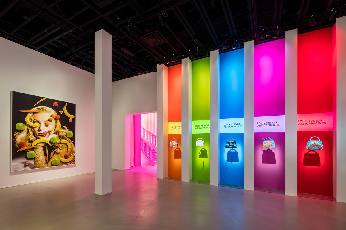 Art and fashion meet at Louis Vuitton X exhibition with vivid colors in Beverly  Hills