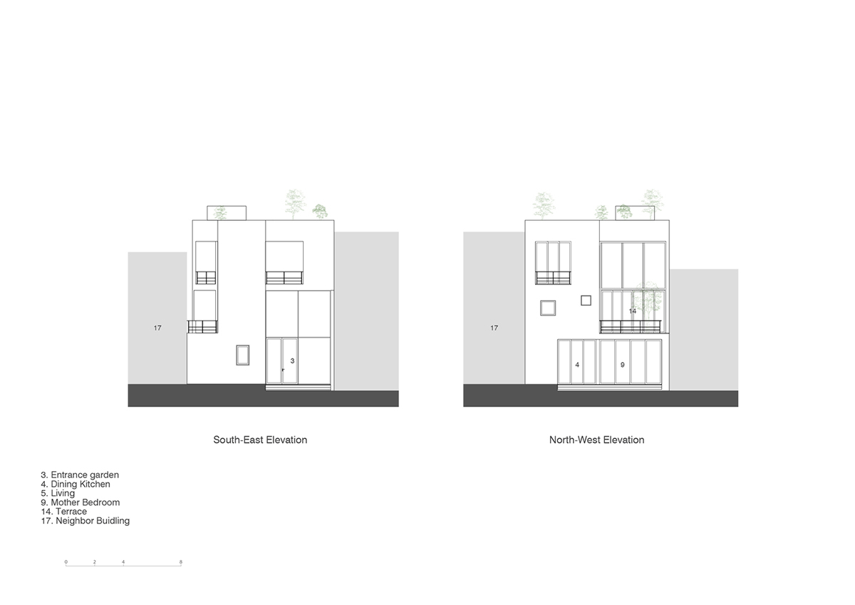 Sanuki Daisuke Architects' multifaceted concrete house features more open spaces in Vietnam