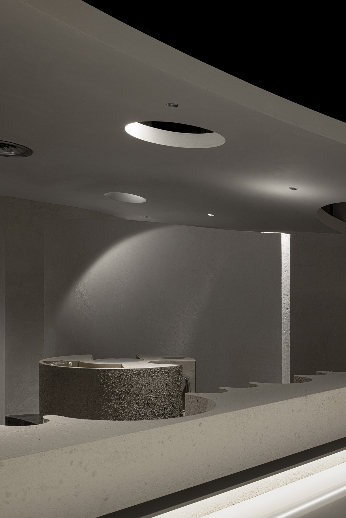 lialawlab completes retro-futuristic skincare centre in Hangzhou, China