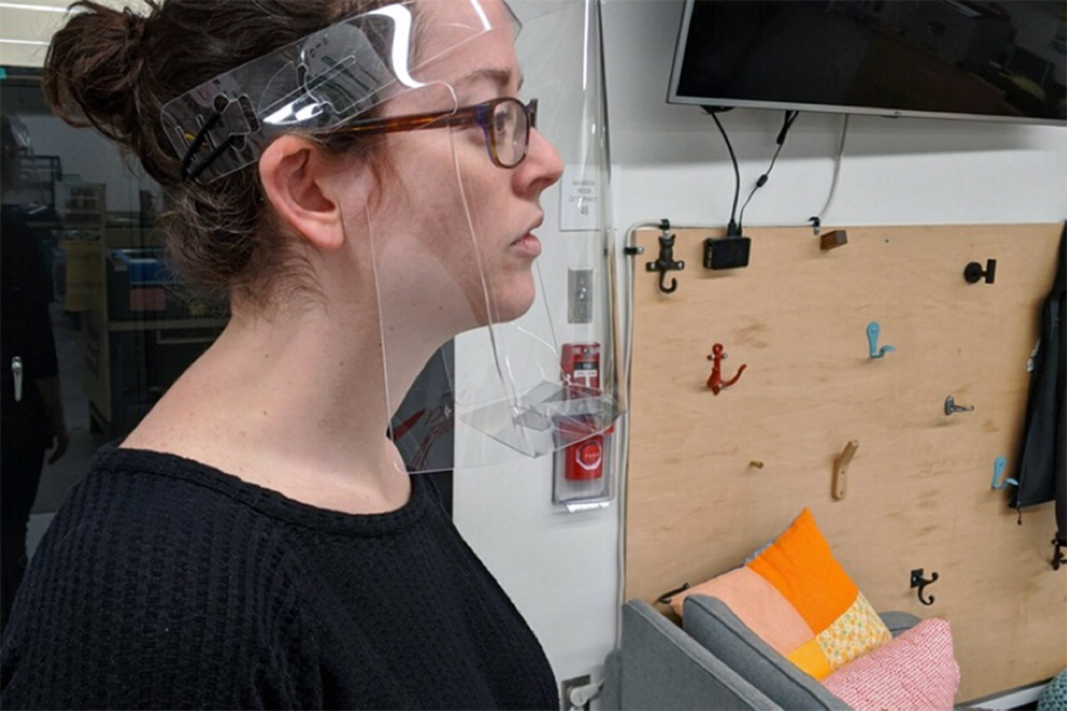 MIT develops mass manufacture of disposable face shields for health care professionals