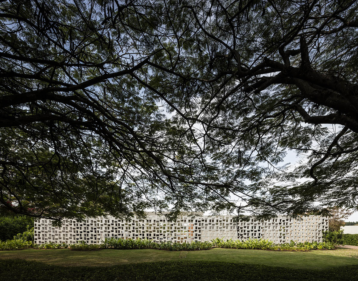Studio MK27 Hides Elegantly Private Residence With Perforated Wall In A Poetic Landscape Of Brazil