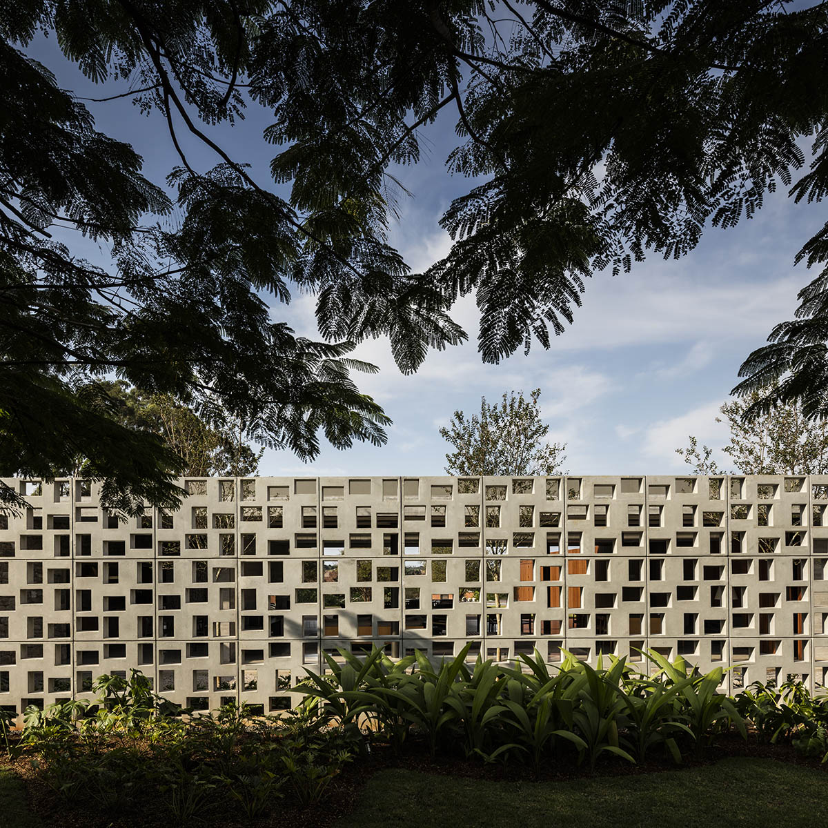 Studio MK27 Hides Elegantly Private Residence With Perforated Wall In A Poetic Landscape Of Brazil