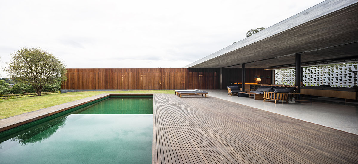 Studio MK27 Hides Elegantly Private Residence With Perforated Wall In A Poetic Landscape Of Brazil