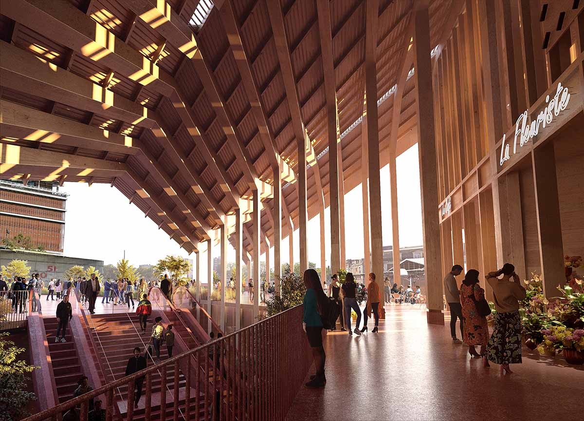 BIG and A+ Architects unveil designs for Toulouse Marengo intermodal hub