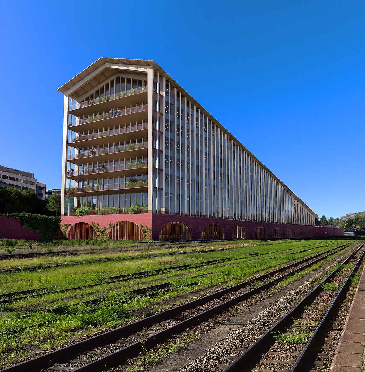 BIG and A+ Architects unveil designs for Toulouse Marengo intermodal hub