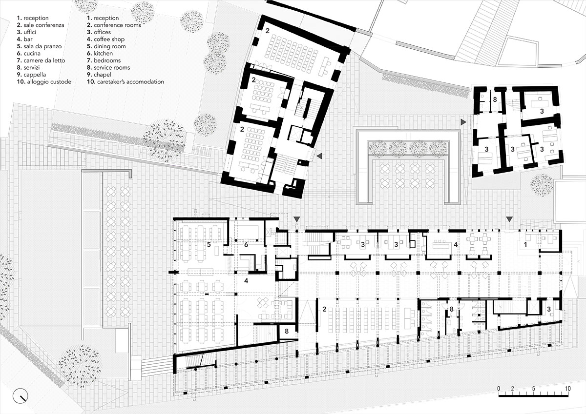MoDusArchitects renovates Cusanus Academy with subtle elements in Bolzano, Italy