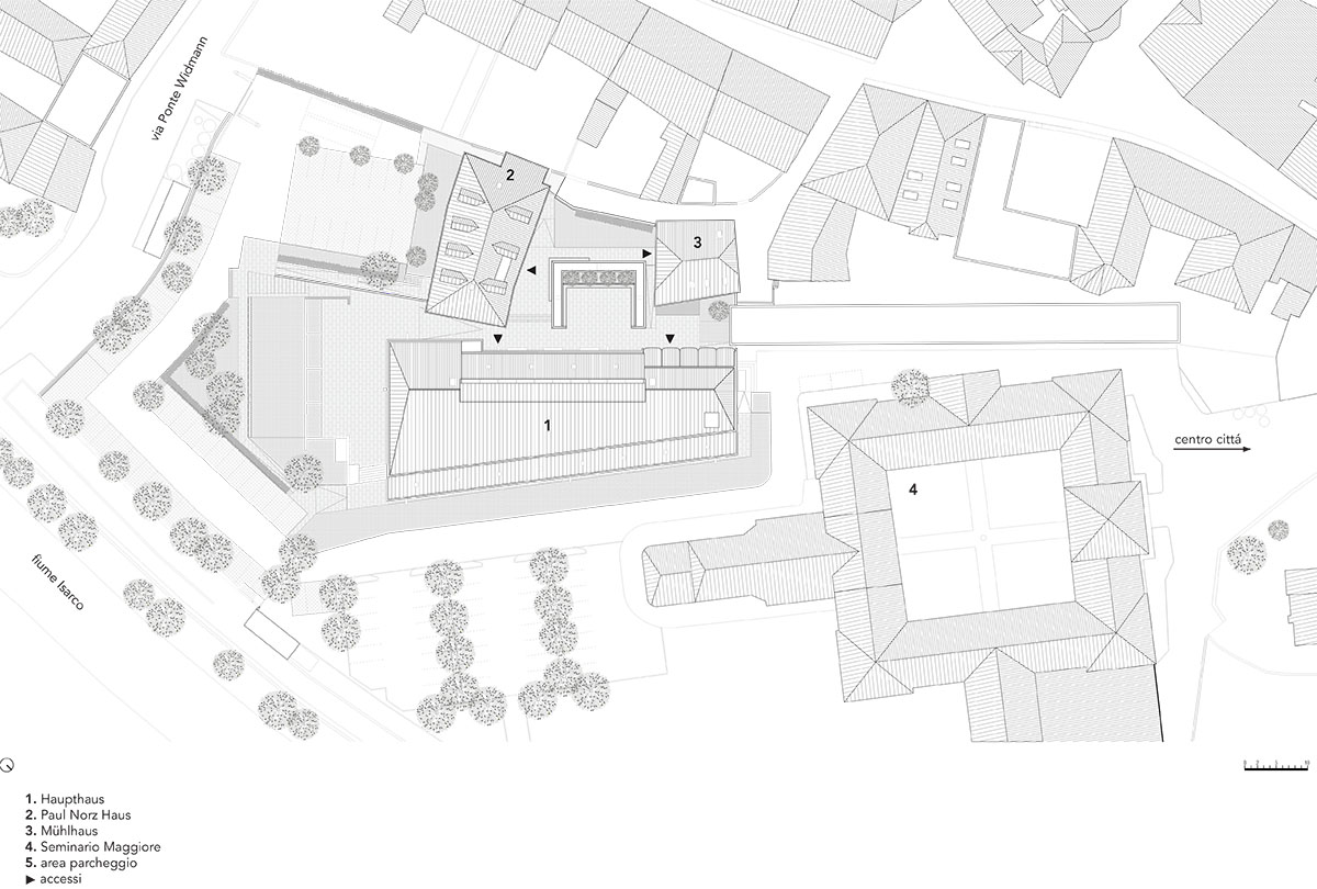 MoDusArchitects renovates Cusanus Academy with subtle elements in Bolzano, Italy