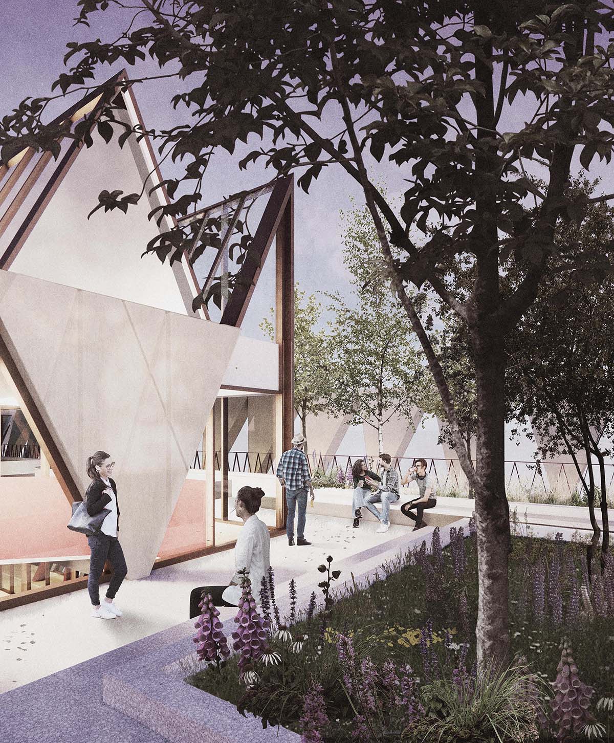 ADP Architecture и O'Donnell + Tuomey спроектируют конический студенческий центр для Йоркского университета