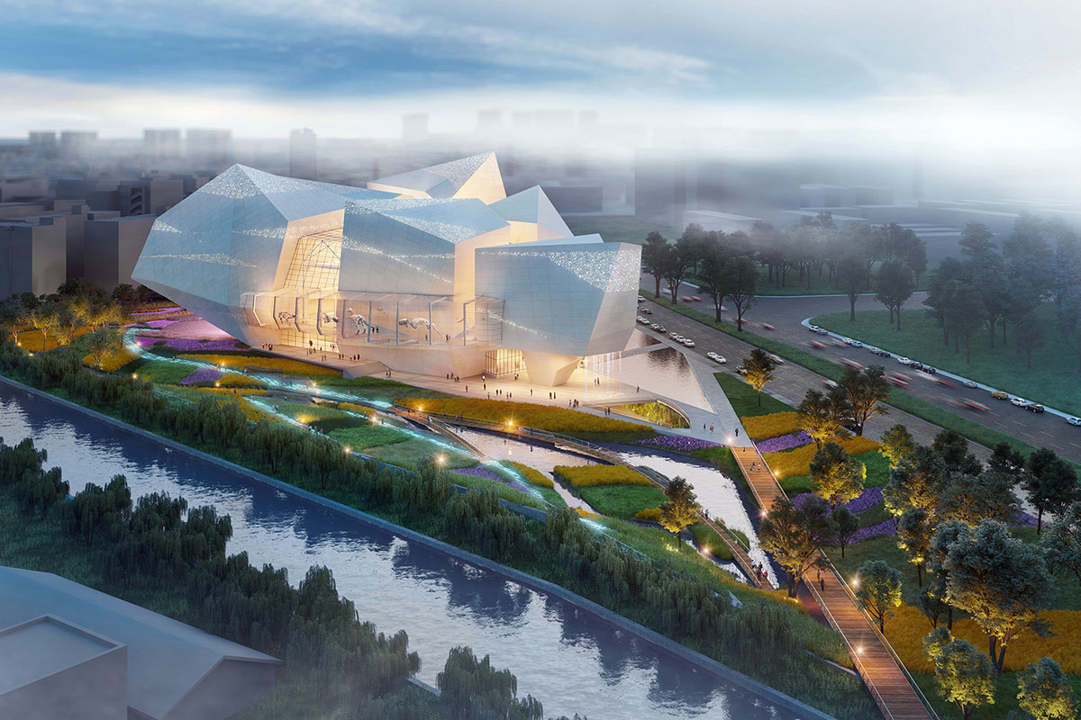 Pelli Clarke Pelli Architects to design cloud-shaped Chengdu Natural History Museum in China