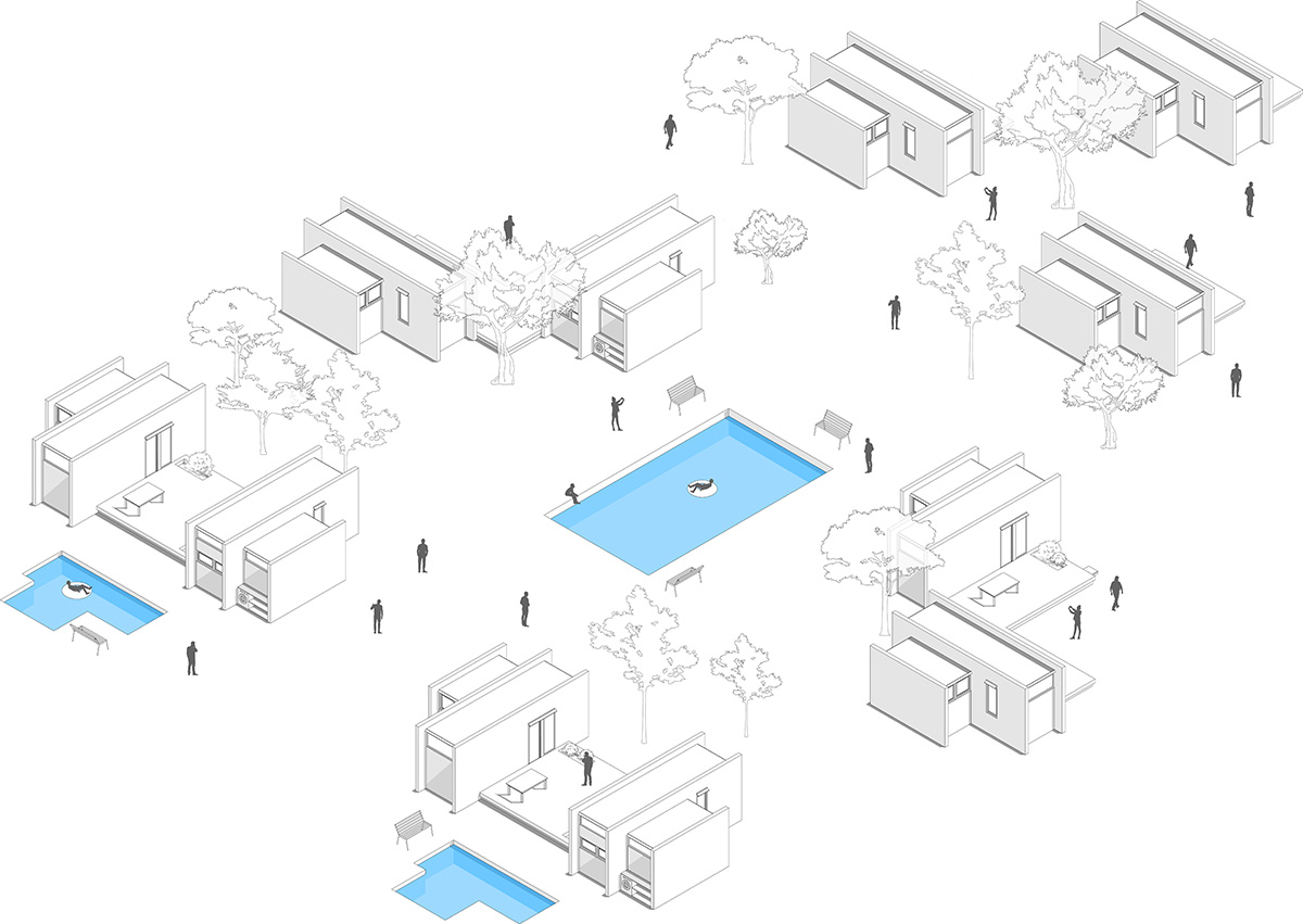 Mandalaki Studio completes minimalist prefabricated holiday house in Greece