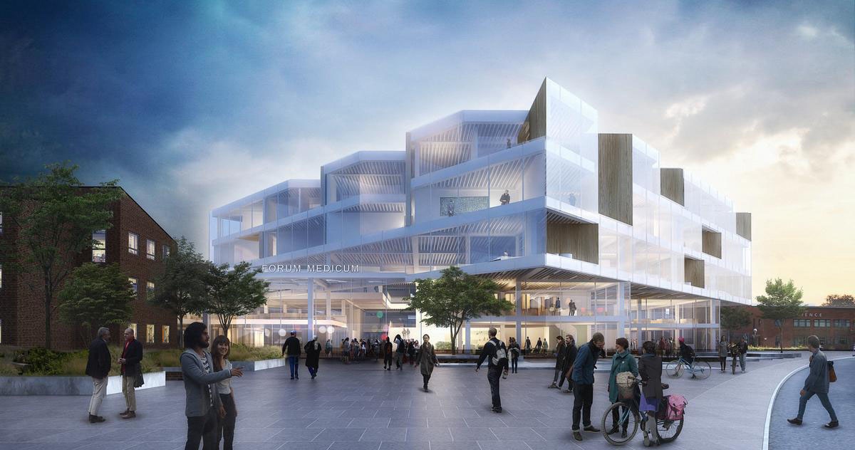 Construction begins on Henning Larsen Architects' Forum Medicum at Lund ...