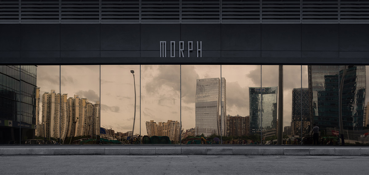 Various Associates creates dark color palette for the MORPH Mixed-use Space in Shenzhen