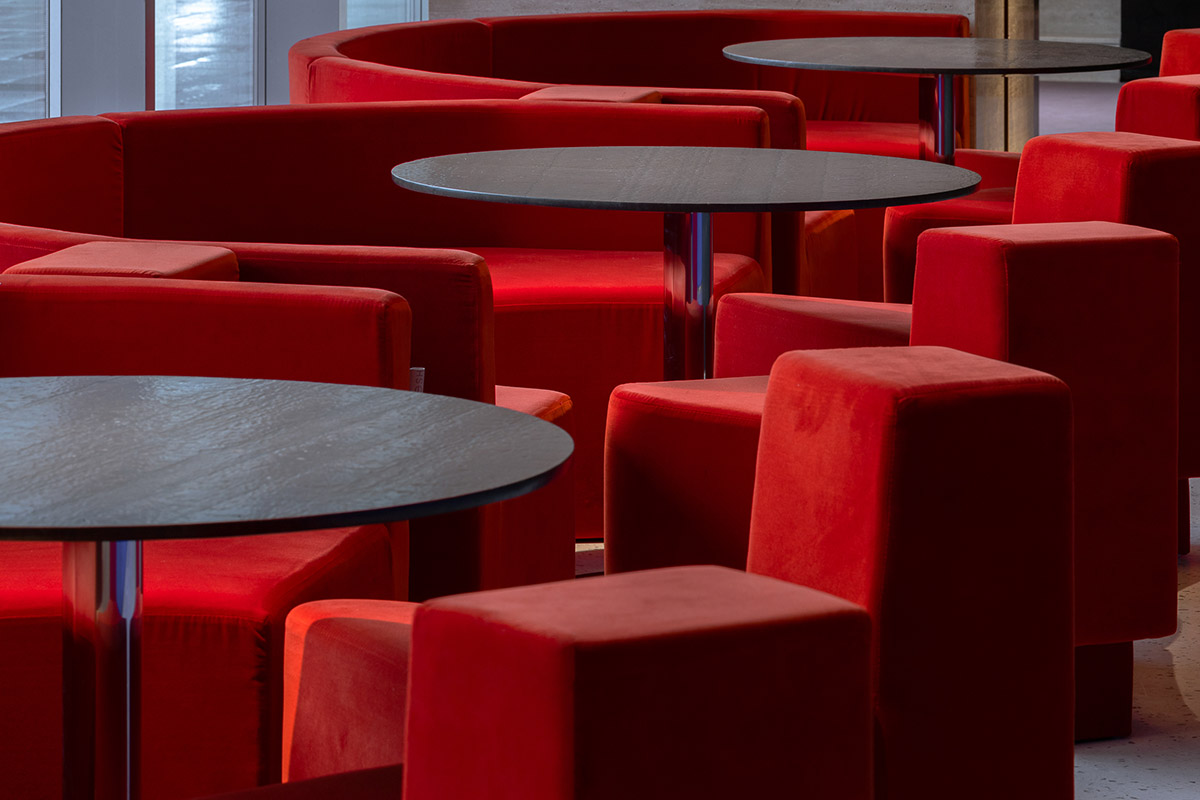 Various Associates creates dark color palette for the MORPH Mixed-use Space in Shenzhen