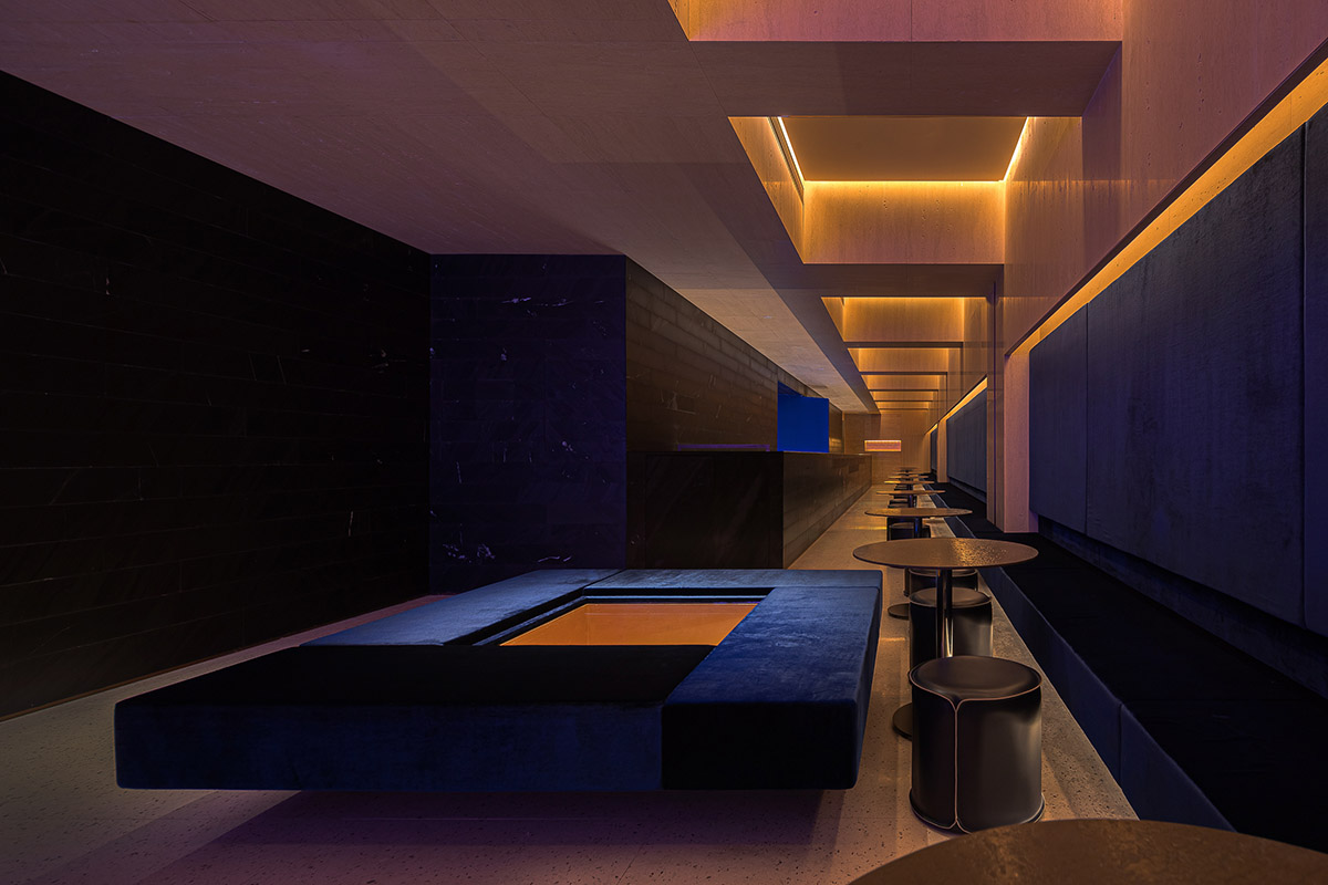 Various Associates creates dark color palette for the MORPH Mixed-use Space in Shenzhen