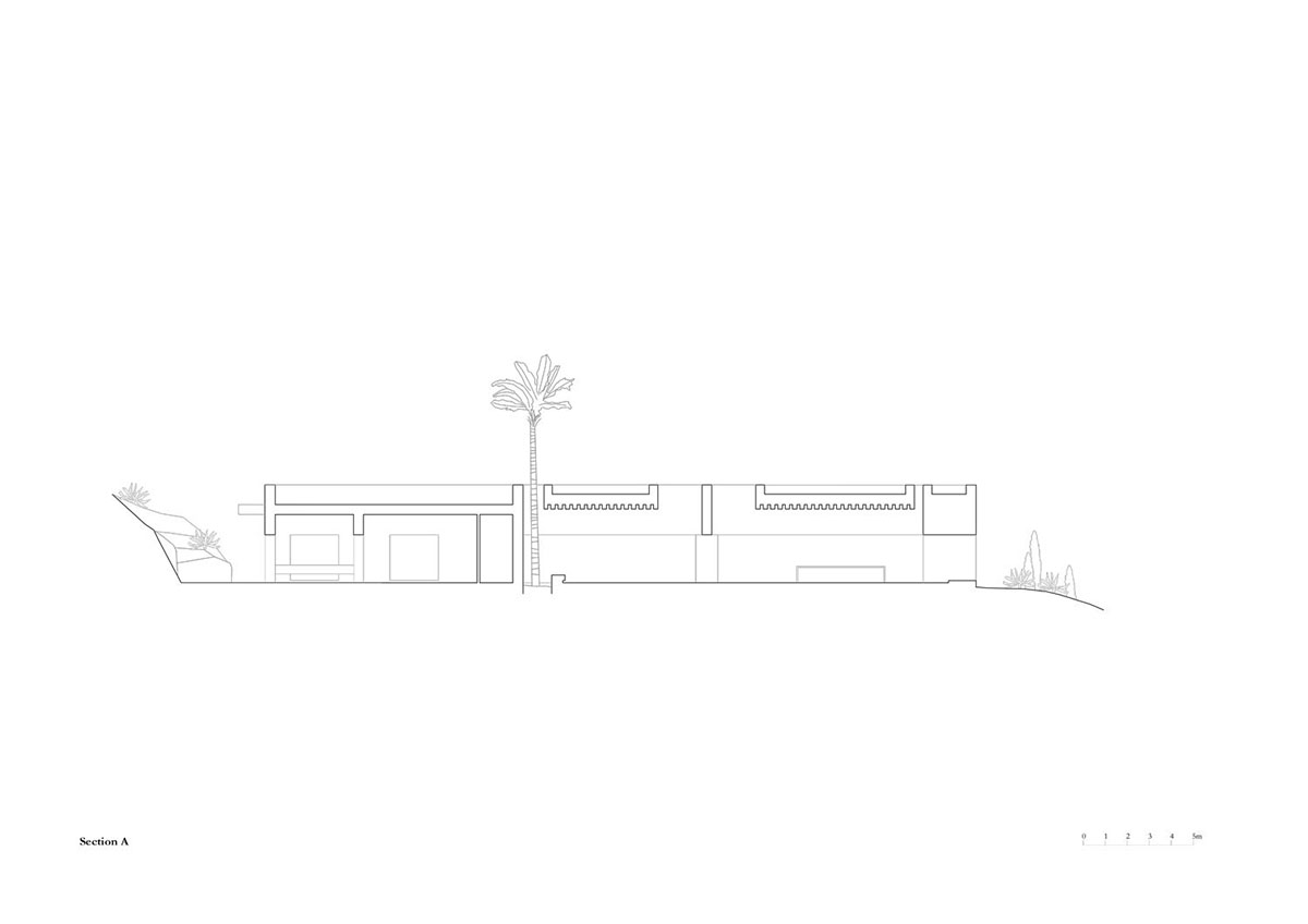 MORQ built Villa RA as the continuation of Calabria's rural landscape in Italy