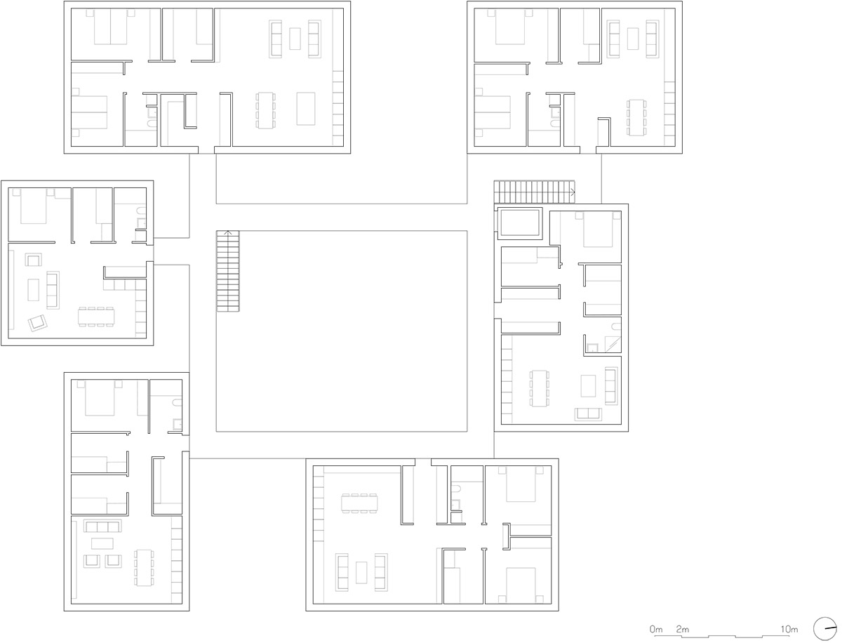 Reiulf Ramstad Arkitekter designs ski resort village with tiny houses raised over slender columns