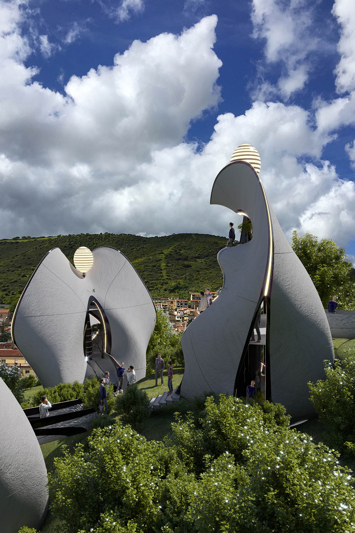 MASK Architects designs world's first exosteel modular prefabricated living houses in Sardinia 