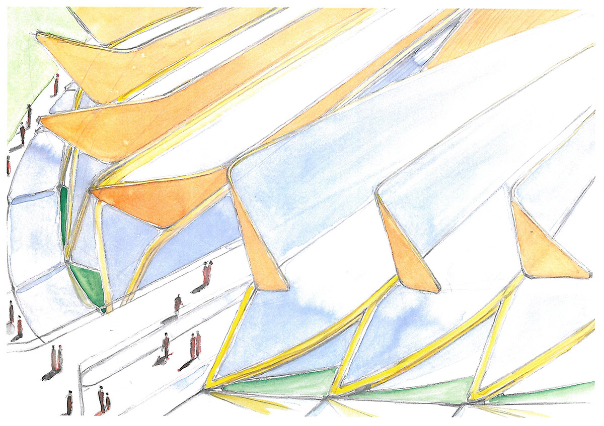 Santiago Calatrava reveals drone video and additional photographs from UAE Pavilion at Expo Dubai