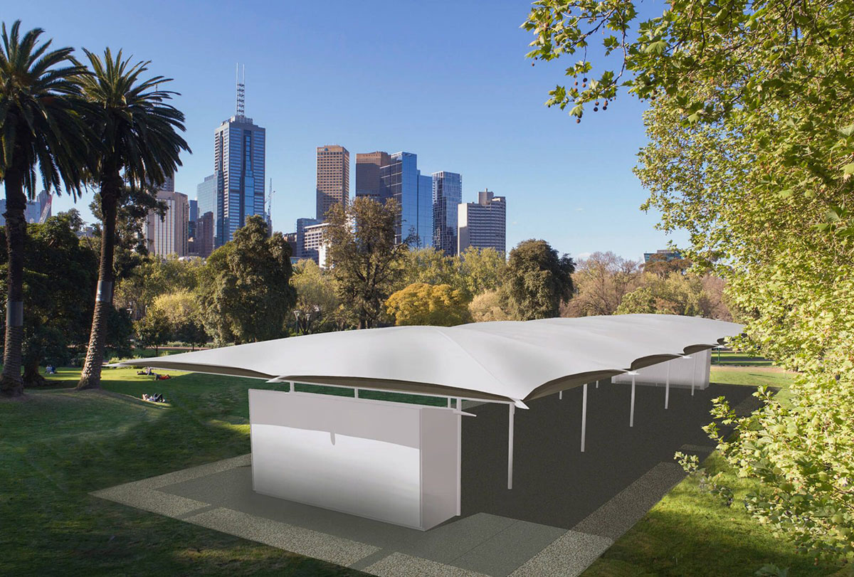 Glenn Murcutt reveals refined and minimal design for 2019 MPavilion