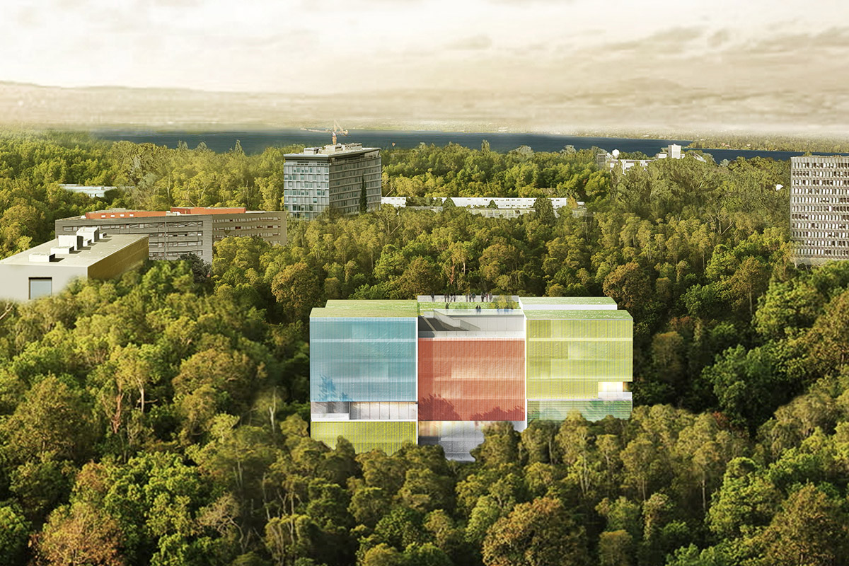 Steven Holl’s colored glass volumes will be social catalyst for the new Geneva Operational Center