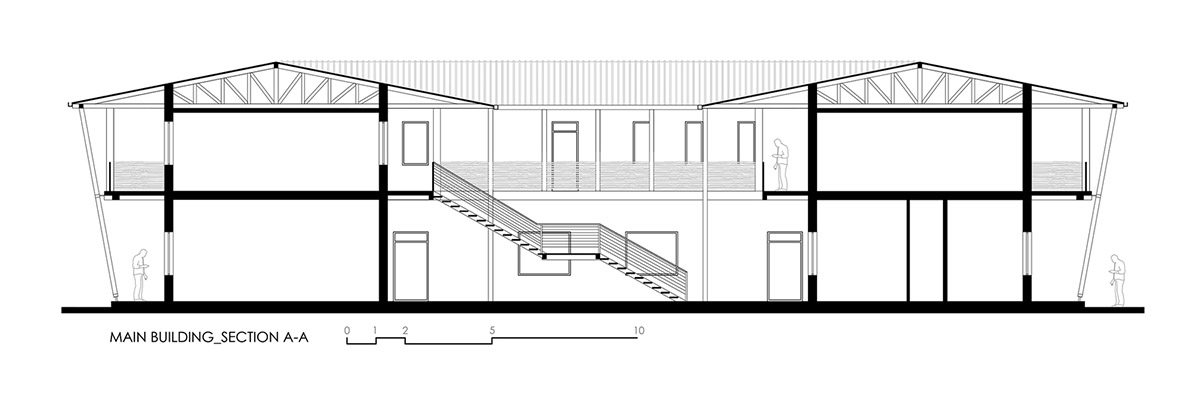 Ethiopian campus by StudioBenaim is dedicated to street children and features local elements