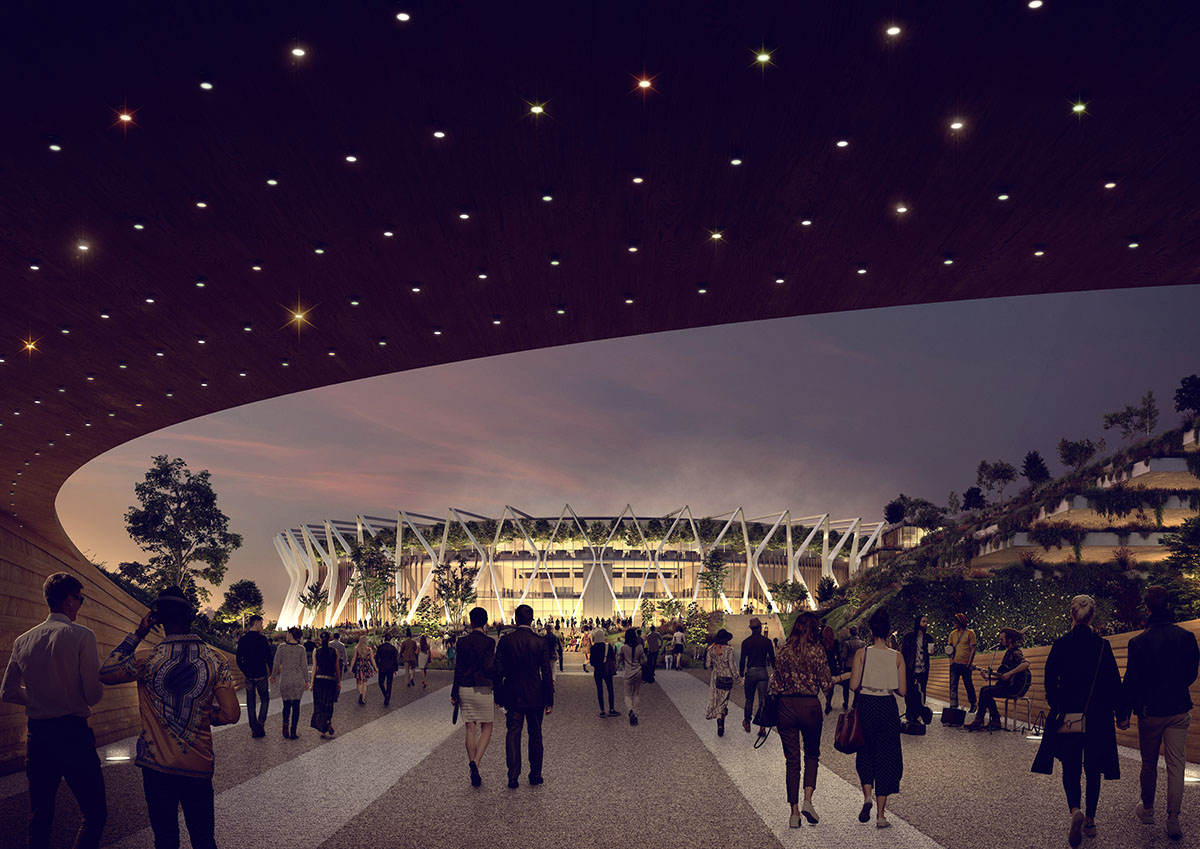 Populous представляет дизайн первой в Германии климатически нейтральной арены для мероприятий