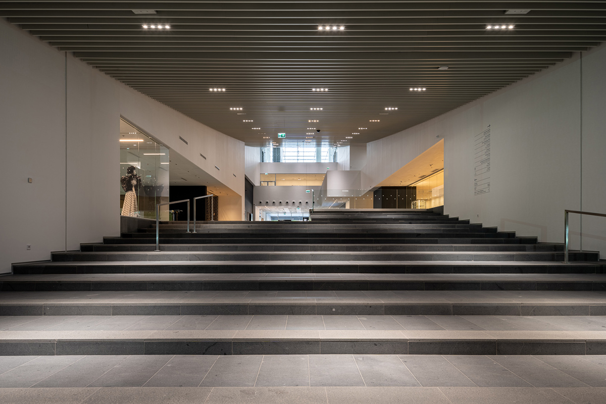Museum of Ethnography by NAPUR Architect features curving volumes and walkable roof in Budapest
