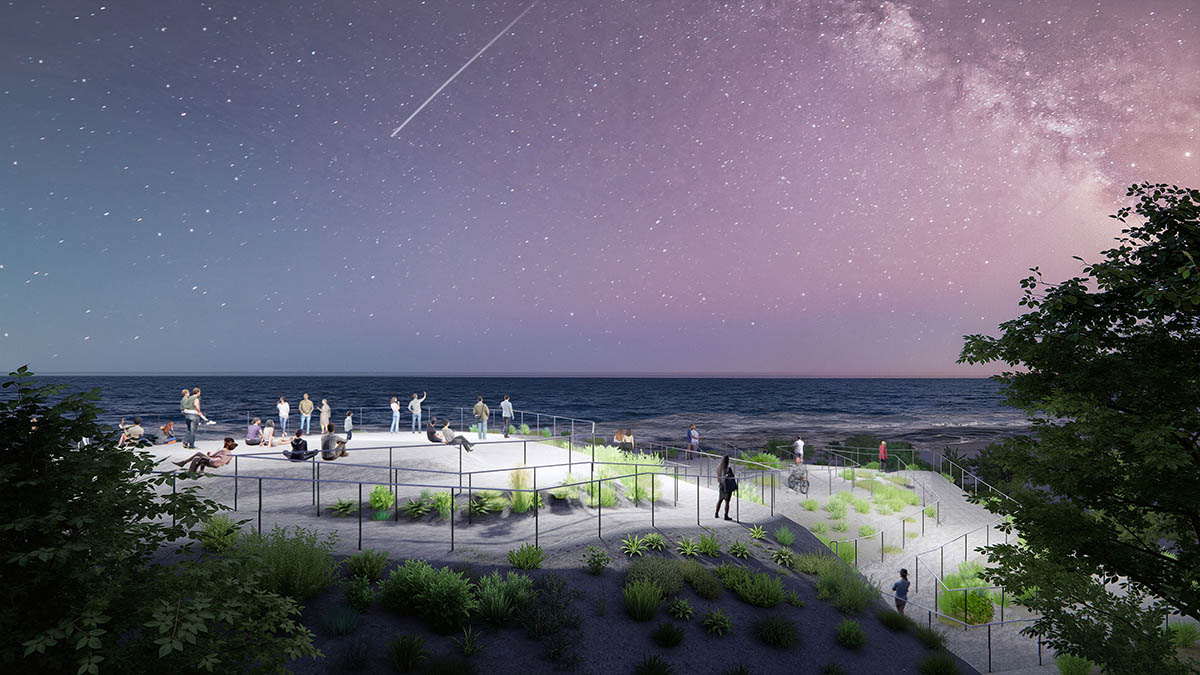 MVRDV inserts tourist facilities into sculptural rock fomations on scenic Taiwanese coastline