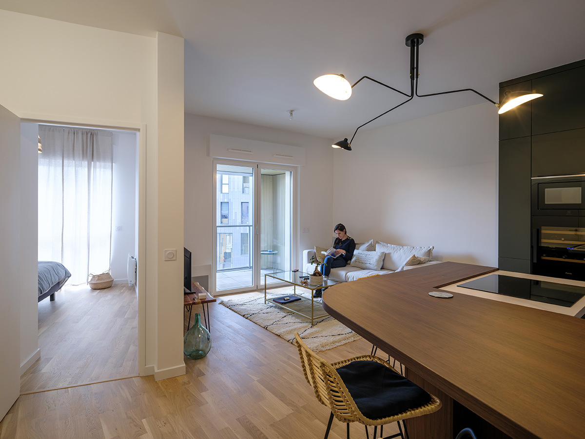 New residential complex by MVRDV is derived from geological formations in the riverside of Rennes