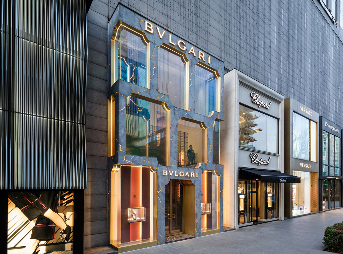 MVRDV reinvents marble and light permeating façade for Bulgari's ...