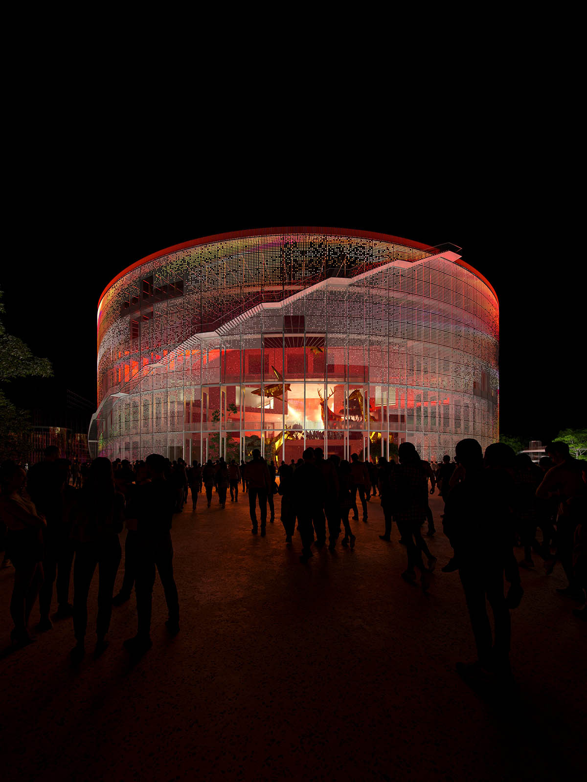 MVRDV reimagines former Hangzhou Oil Refinery Factory with cylindrical art and science museum
