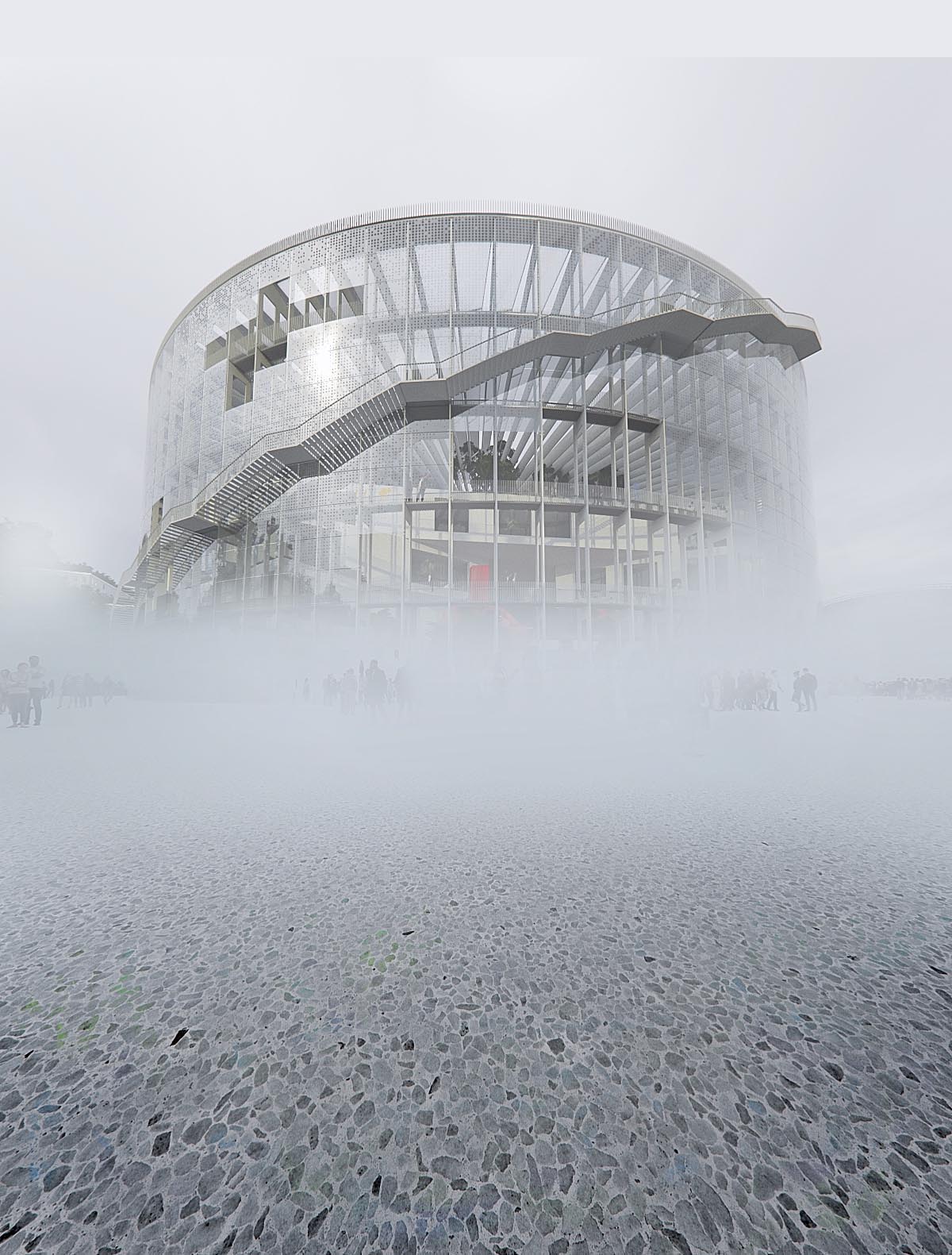 MVRDV reimagines former Hangzhou Oil Refinery Factory with cylindrical art and science museum