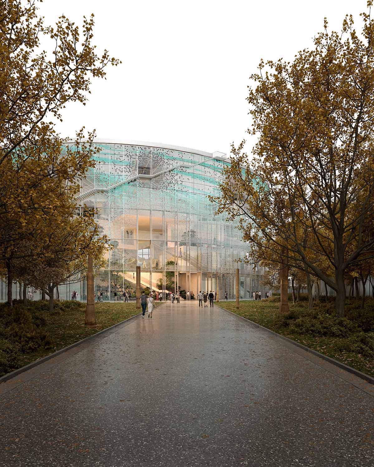 MVRDV reimagines former Hangzhou Oil Refinery Factory with cylindrical art and science museum