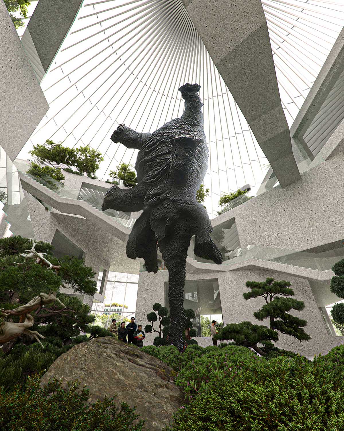 MVRDV reimagines former Hangzhou Oil Refinery Factory with cylindrical art and science museum