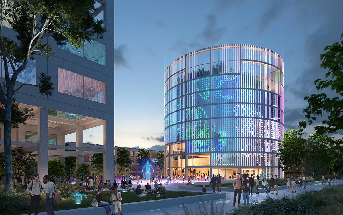 MVRDV wins competition to design new Innovation Park Artificial Intelligence campus in Heilbronn