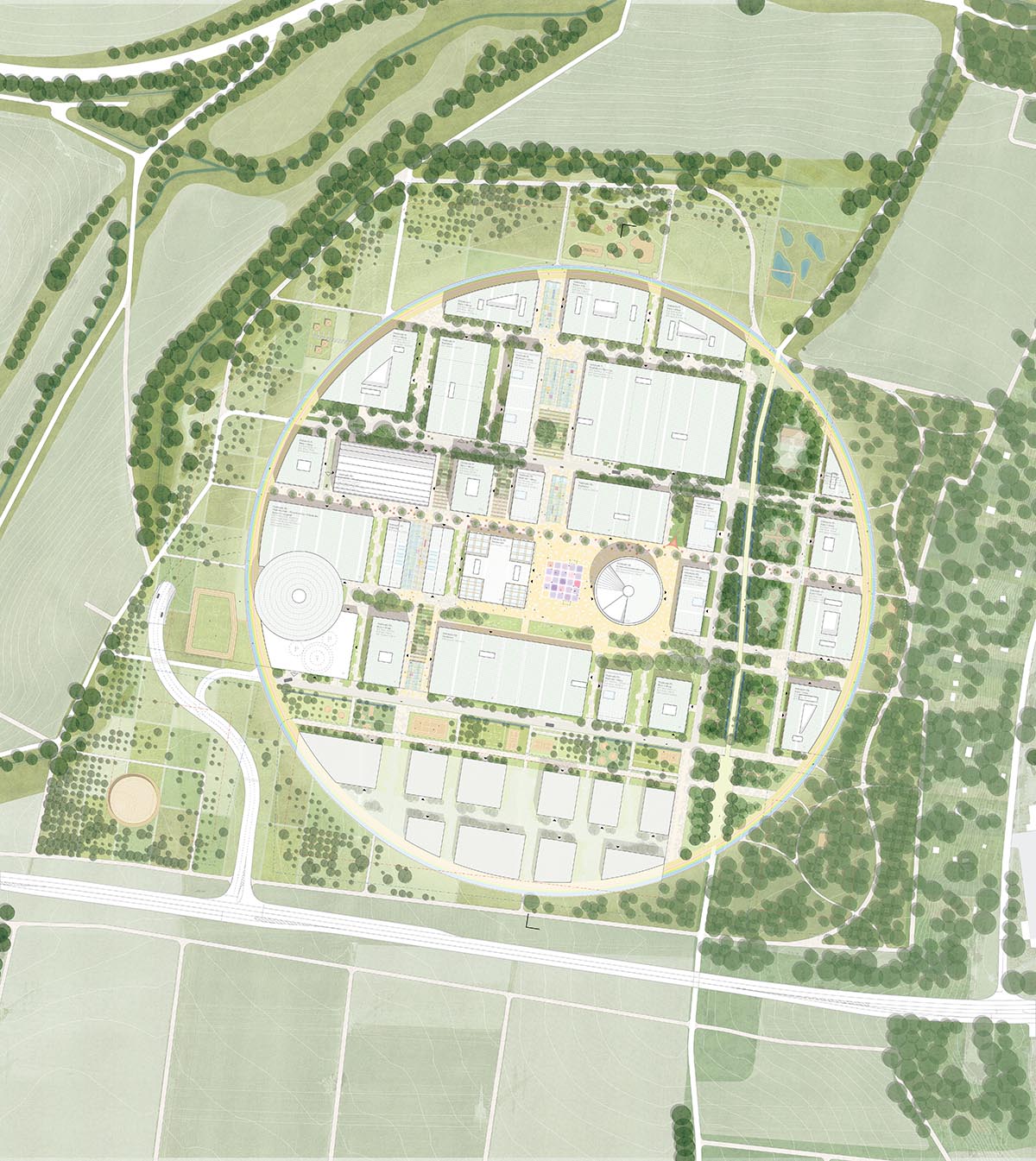 MVRDV wins competition to design new Innovation Park Artificial Intelligence campus in Heilbronn