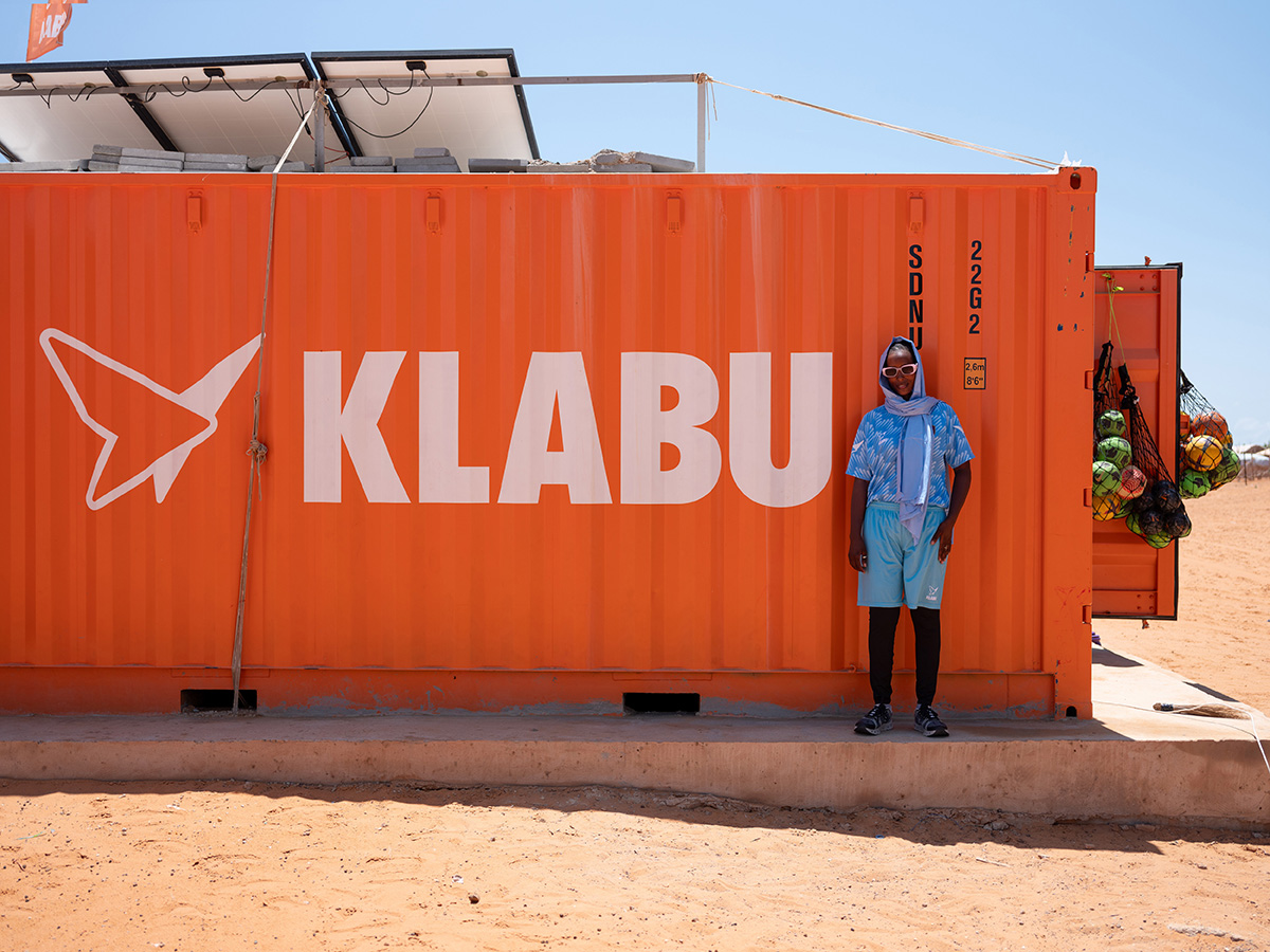 MVRDV turns old shipping container into a clubhouse for refugees