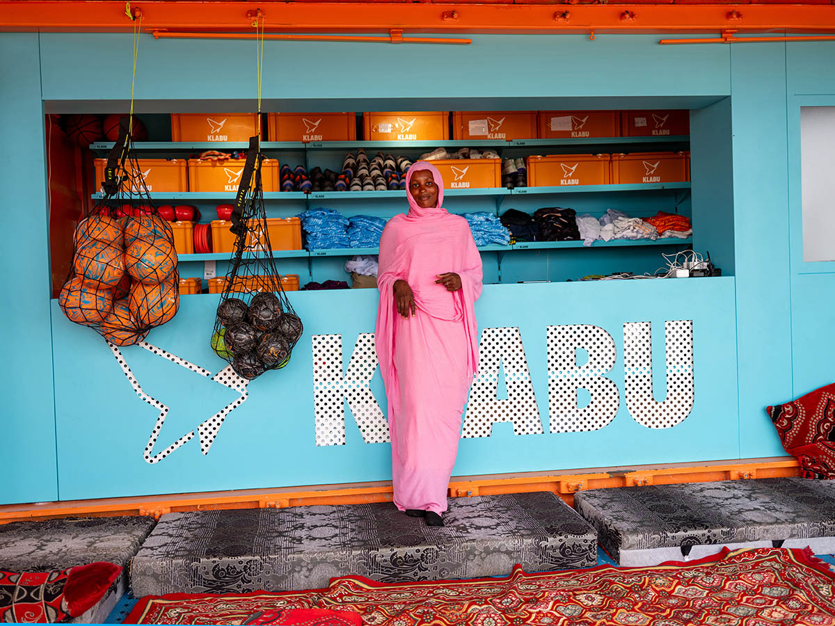 MVRDV turns old shipping container into a clubhouse for refugees