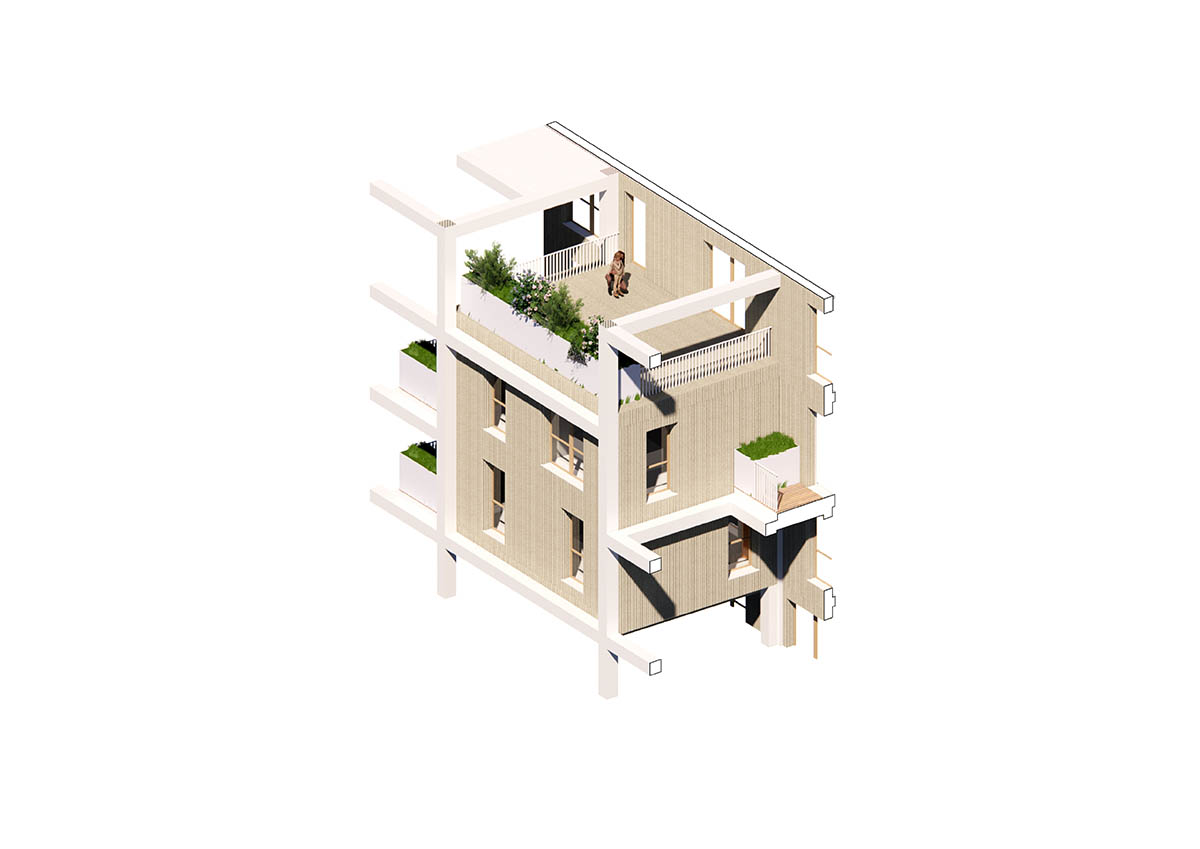 Construction work begins on MVRDV's vertical green oasis, La Serre, outside of Paris