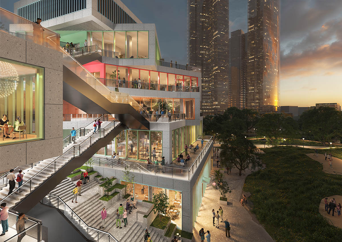 MVRDV unveils plans for a shopping mall made of a stack of colorful boxes in Chengdu