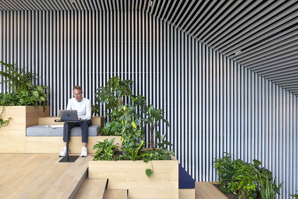 MVRDV built demountable office and laboratory with 90 per cent recyclable materials in Amsterdam