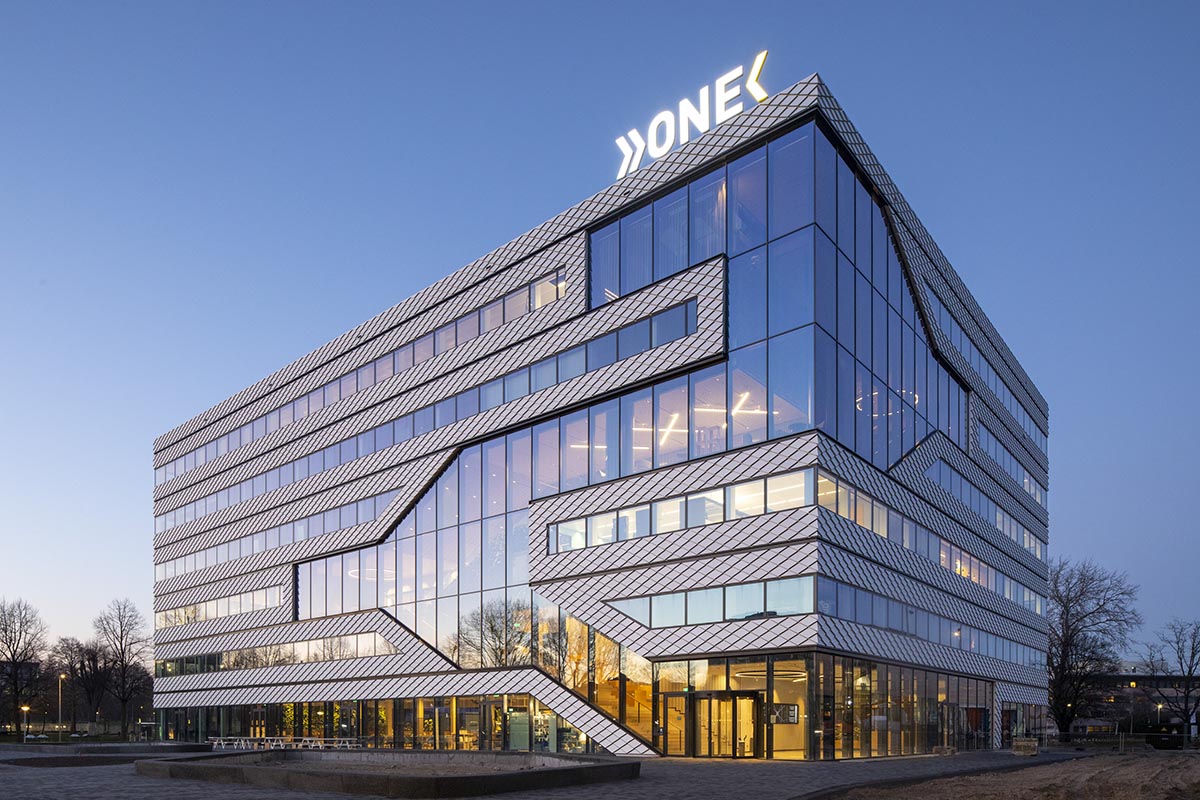 MVRDV built demountable office and laboratory with 90 per cent recyclable materials in Amsterdam