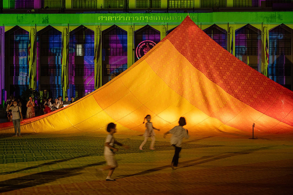 MVRDV's installation at Bangkok Design Week presents a story of plastic waste and recycling