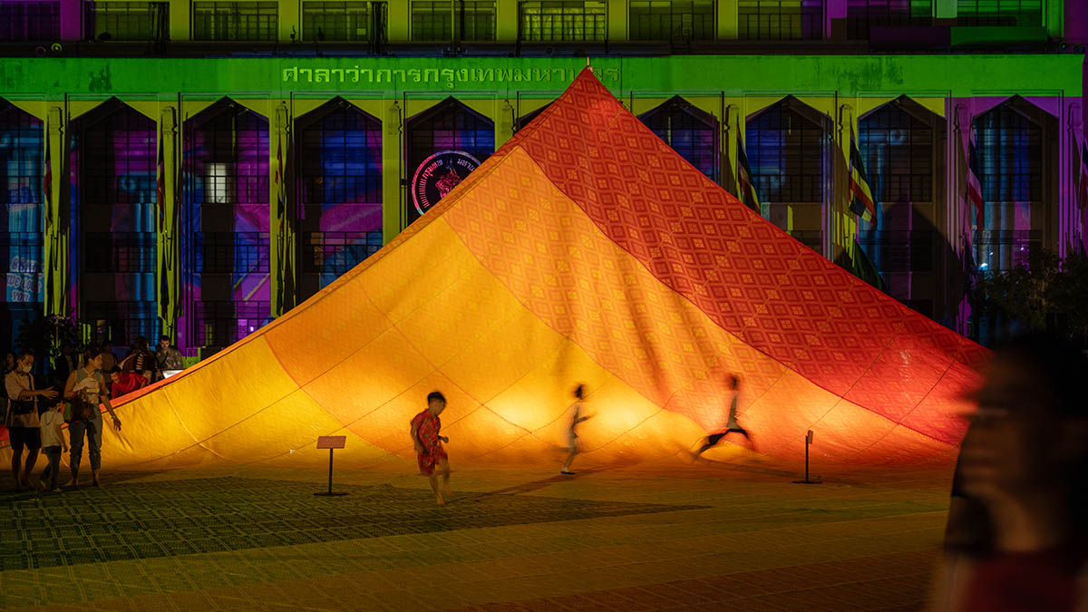 MVRDV's installation at Bangkok Design Week presents a story of plastic waste and recycling