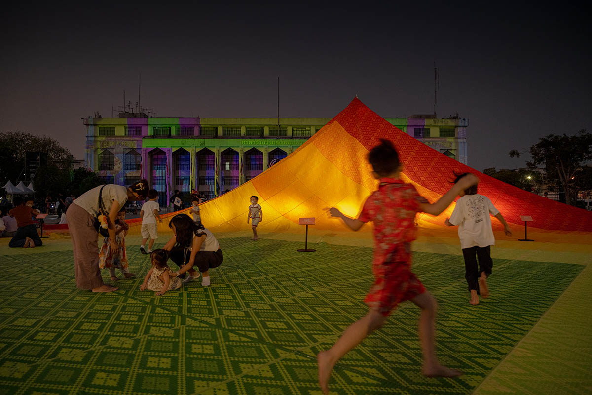 MVRDV's installation at Bangkok Design Week presents a story of plastic waste and recycling