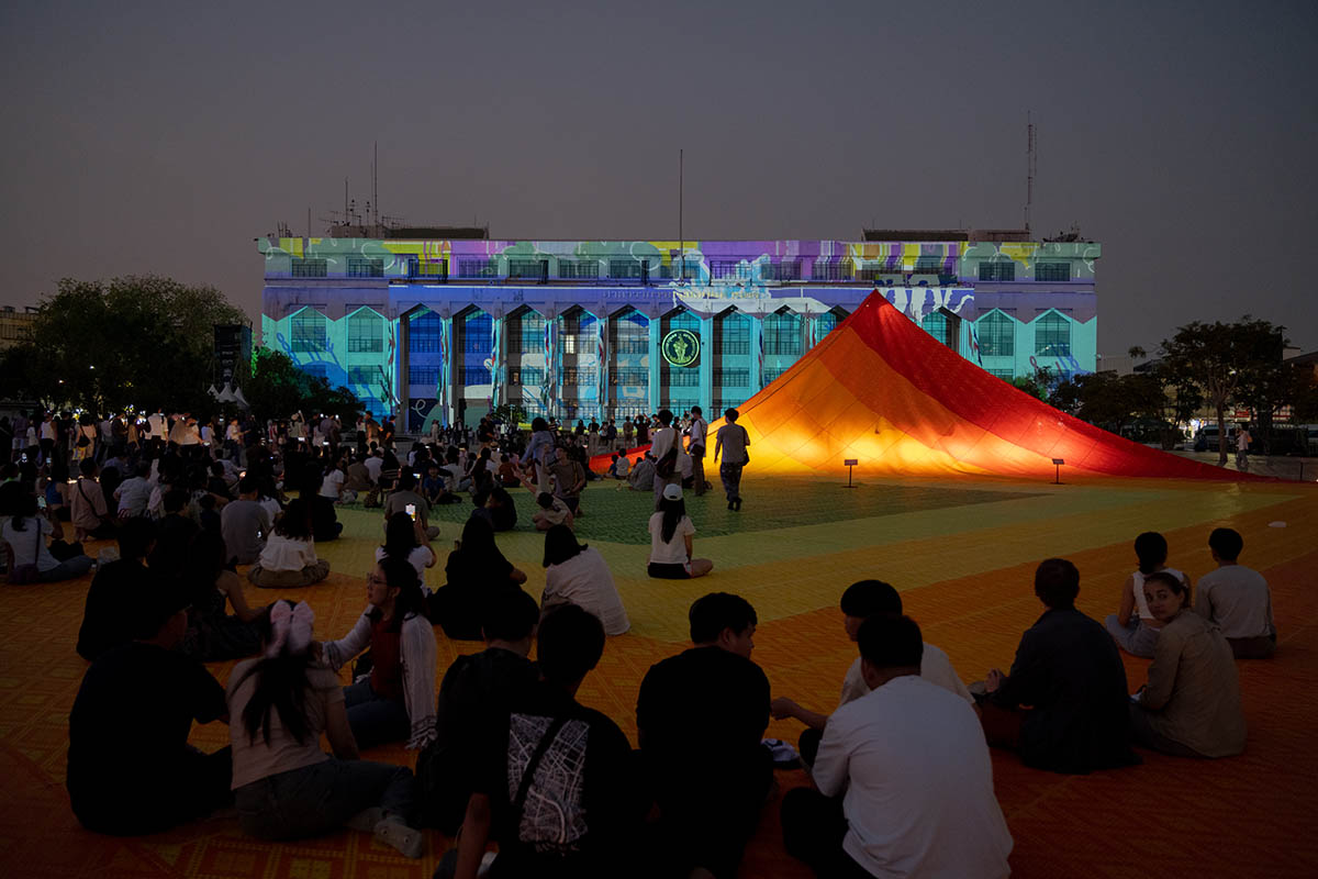MVRDV's installation at Bangkok Design Week presents a story of plastic waste and recycling