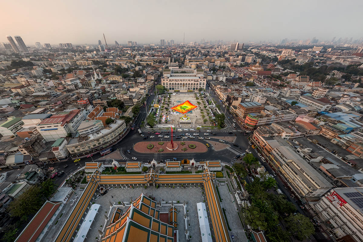 MVRDV's installation at Bangkok Design Week presents a story of plastic waste and recycling