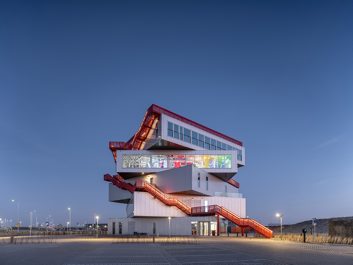 MVRDV's experience centre features rotated volumes offering expansive views in Rotterdam 