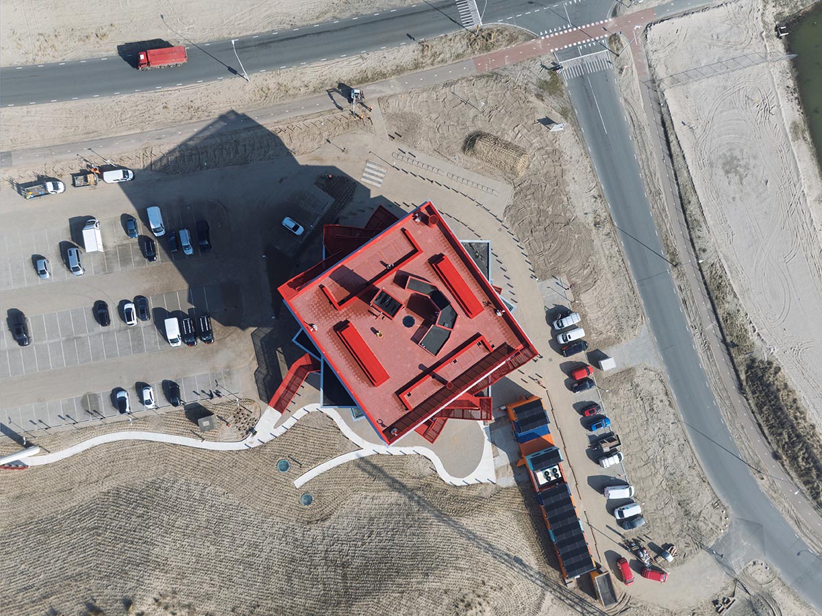 MVRDV's experience centre features rotated volumes offering expansive views in Rotterdam 